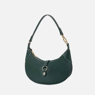 MKF Collection by Mia K. Mire Half Moon Vegan Leather Shoulder Bag