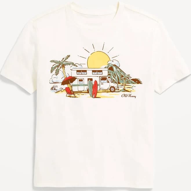 Old Navy Short-Sleeve Logo- Graphic T-Shirt