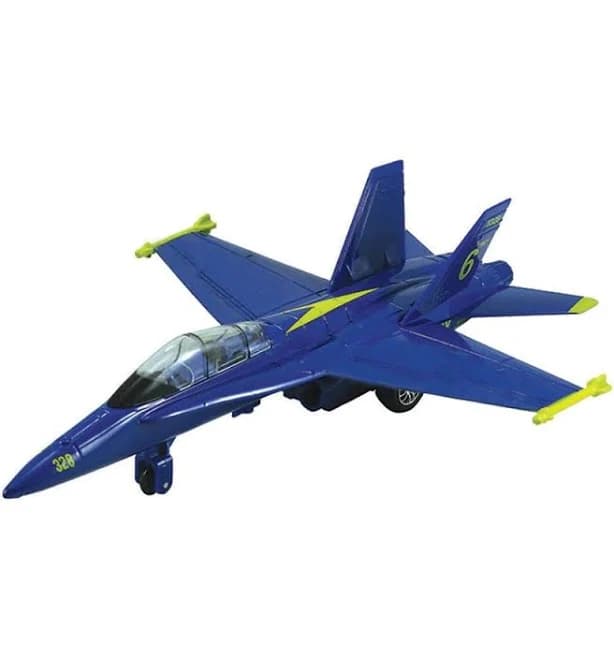 InAir F-18 Hornet Blue Angels Diecast Pullback Toy