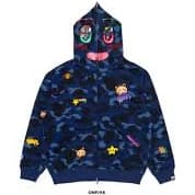 Bape X Mr. Color Camo Relaxed Fit Full Zip Hoodie