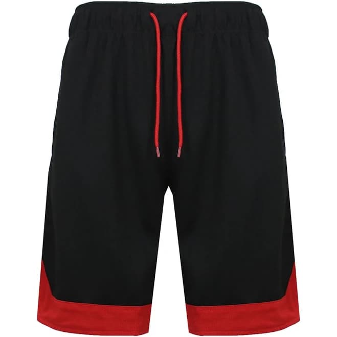 Galaxy By Harvic Men's Premium Active Moisture Wicking Workout Mesh Shorts With Trim