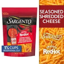 Sargento Cheese Frank's RedHot Traditional Cut