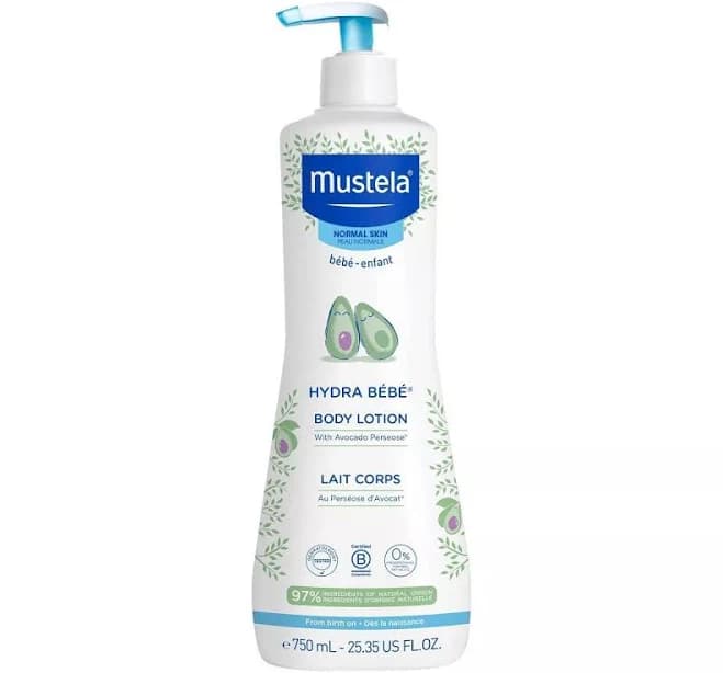 Mustela Hydra Bebe Baby Body Lotion 25.4 OZ