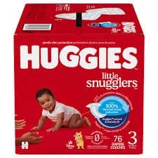 Huggies Little Snugglers Disney Size 3 Baby Diapers 16-28 lb