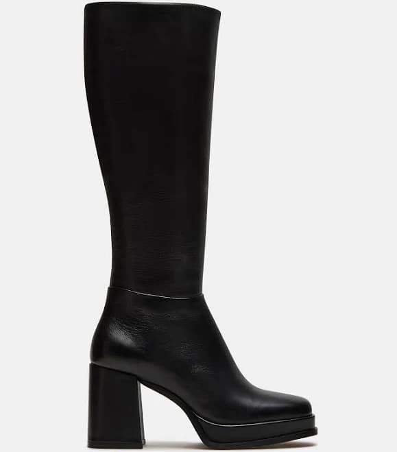 Steve Madden Women's Mystery Block Heel Platform Boots