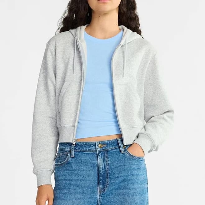 No Boundaries Women's Fitted Crewneck Tank Top