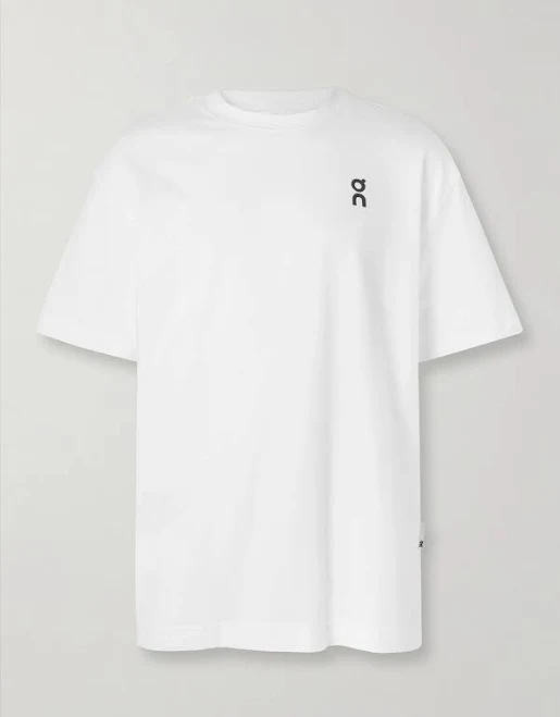 On Club Logo-Print Cotton-Jersey T-Shirt - Men - White T-shirts - S