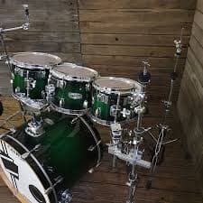 Drum Kit Mapex M Birch w/Hardware, Black Forest Green USED! RKMKP261122 | Reverb