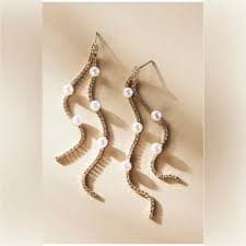 Anthropologie | Jewelry | Anthropologie Shashi Particulier Earring Size 25 | Poshmark