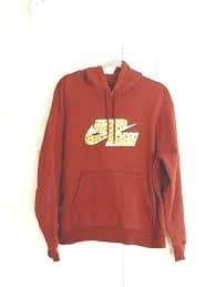 Jordon Jump Man Maroon Fleece Hoodie Men Medium