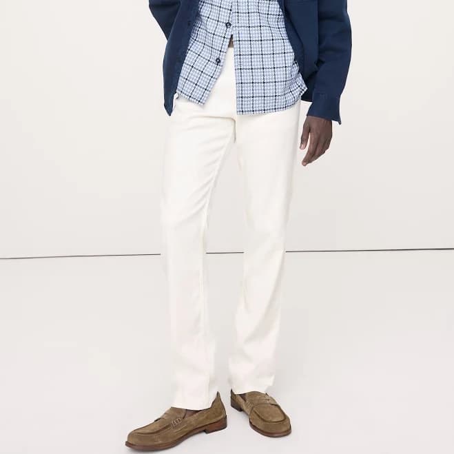 Banana Republic Men's Slim Linen-Cotton Traveler Pants