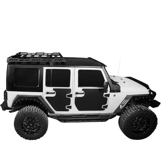 Hooke Road HR Cargo Roof Rack for Jeep Wrangler JK 4-Door