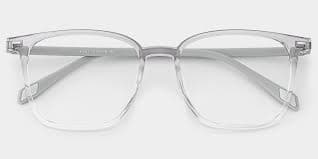 Charles Grey Square Frame Glasses for Women and Men | ZEELOOL