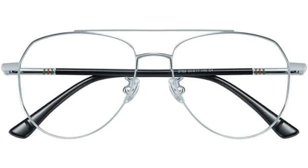 Aviator Black Blue Light Glasses - FM1893 Megan
