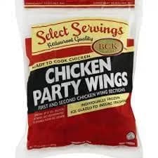 Select Servings Iqf Party Wings