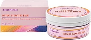 Instant Cleansing Balm – Makeup Remover Balm with Sea Buckthorn and Shea Butter - Residue-Free, Fragrance-Free, Vegan Face Cleanser, 2.5 oz.