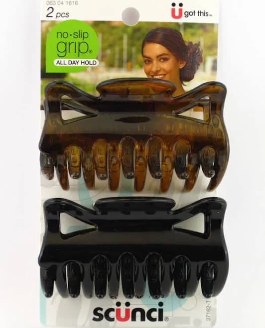 Scunci No-Slip Grip Jaw Clips