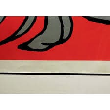 Karel Appel "Floating Passion Flower" Signed Fine Art Lithograph | Chairish