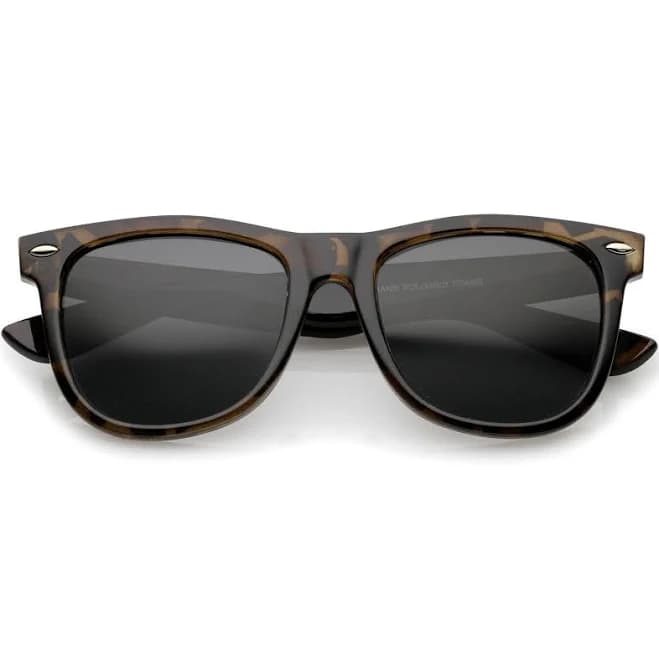 zerouv Classic Large Polarized Lens Wayfarer Sunglasses