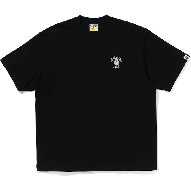 A Bathing Ape One Point College Relaxed Fit Tee