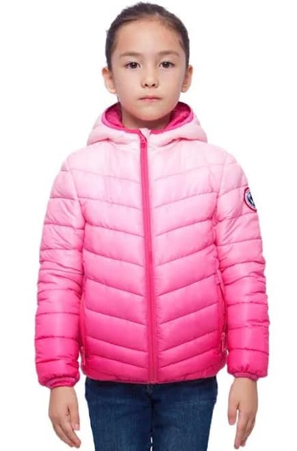 Rokka&Rolla Girls' Reversible Lightweight Puffer Jacket