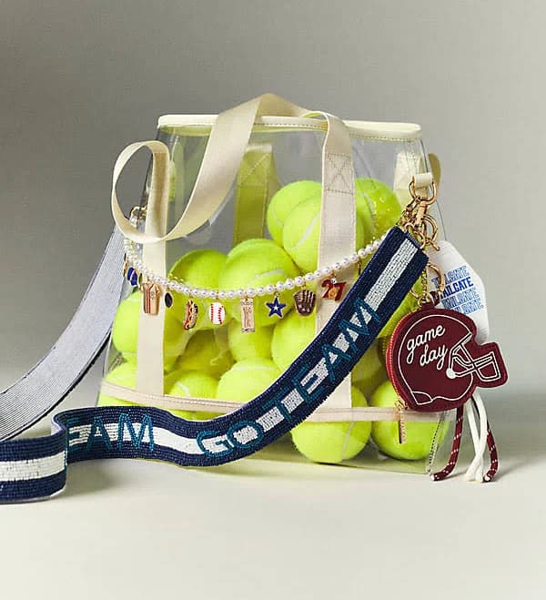 Anthropologie Clear Stadium Tote