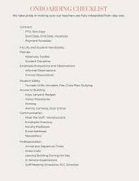 New Teacher Onboarding Checklist for School Administrators - Etsy
