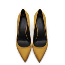 Amazon.com | MVUYO Pointed Satin Surface with Cheongsam Skirt High Heeled Single Shoes French Women's Shoes 8cm(35) | Pumps