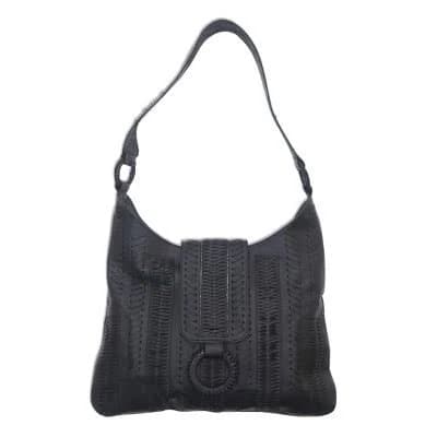 Bali Leather Hobo Handbag