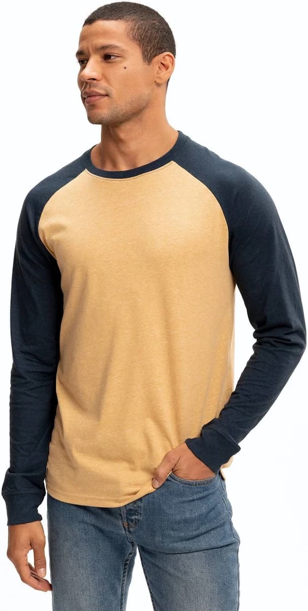 Threads 4 Thought Men's Triblend Long Sleeve Raglan Tee