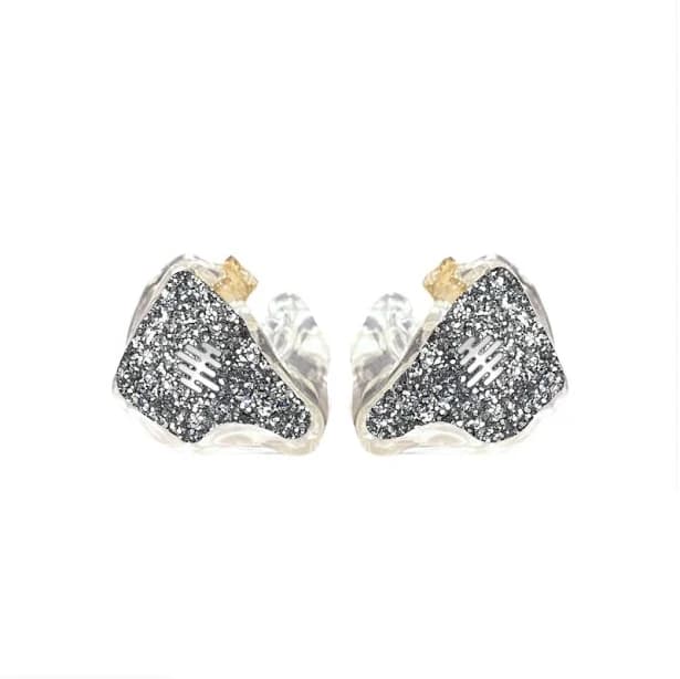 WAVS Full Custom IEMS Duals / Silver Glitter (+$20)