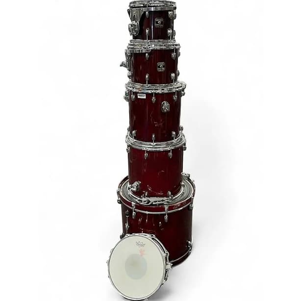 Used Gretsch Drums 6 Piece Catalina Maple Drum Kit Wine Red