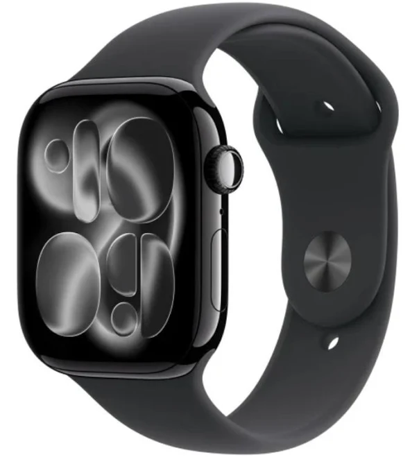 Watch Series 11 GPS+Cellular 42mm Jet Black Aluminium Case with Black Sport Band - S/M
