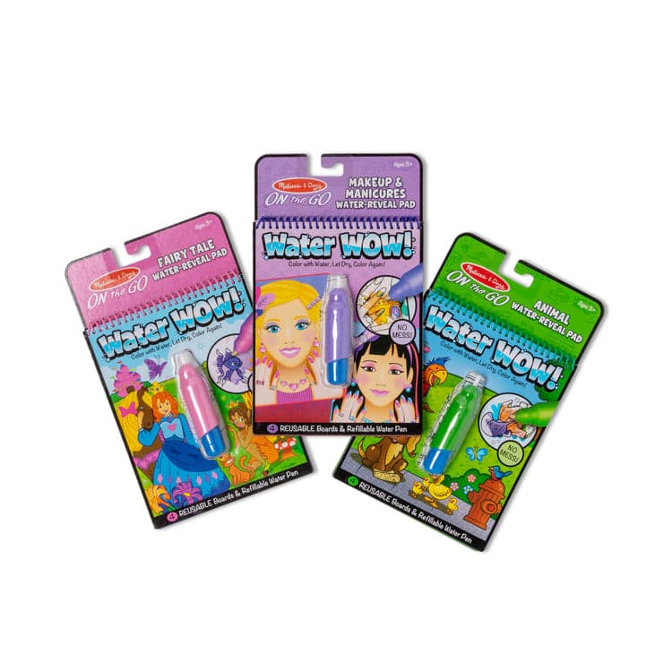 Water Wow Bundle - Makeup & Manicures, Fairy Tale and Animals- Melissa and Doug