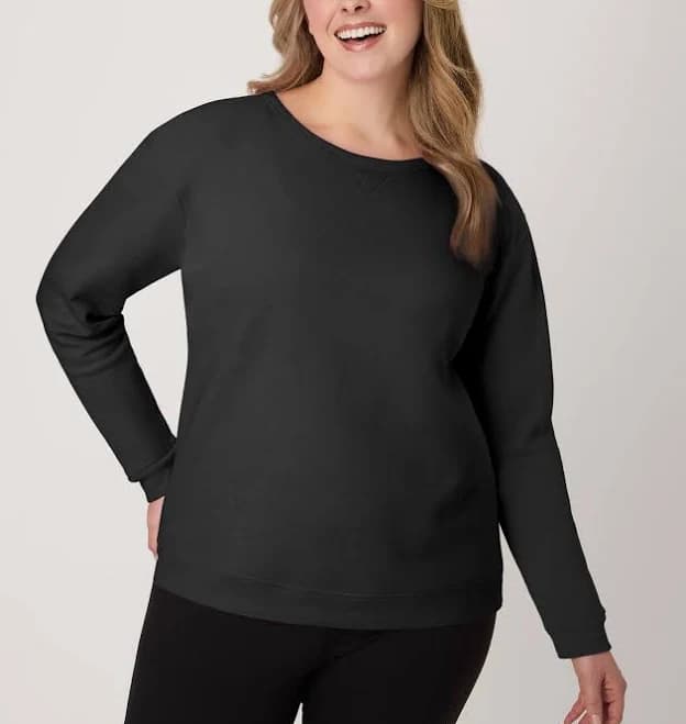 Hanes Women's ComfortSoft EcoSmart Crewneck Sweatshirt