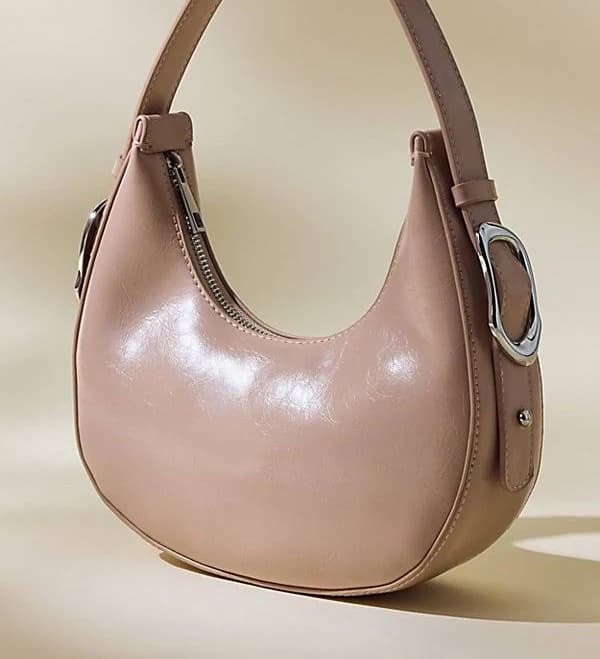Urban Outfitters Ella Buckled Crescent Shoulder Bag
