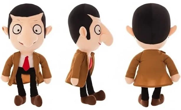 Mr. Bean & Teddy Plush Set - 12 Inch Soft Cartoon Comedy Stuffed Toy