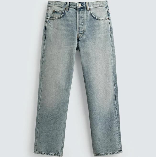 Zara Men's Straight Fit Regular Jeans