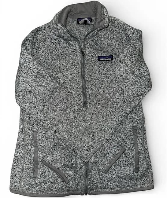 Patagonia Better Sweater Full Zip Fleece Jacket Gray Hiking Women's
