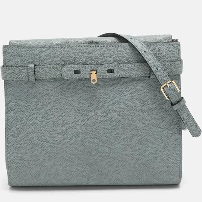 Valextra leather shoulder bag