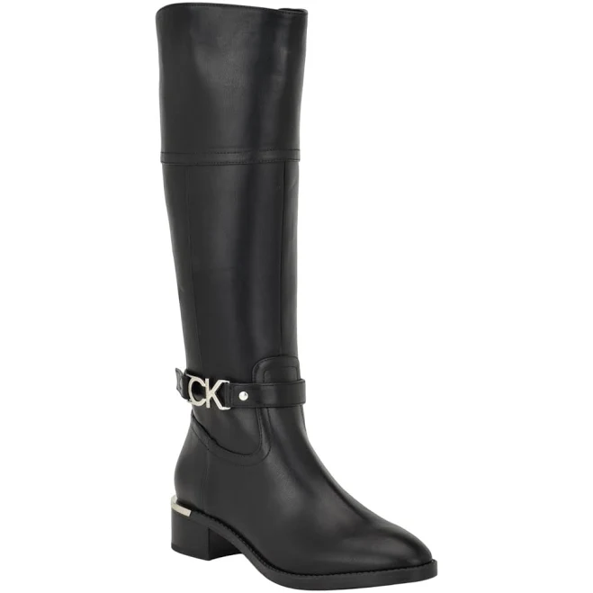 Calvin Klein Women's Daphny Tall Block Heel Boots