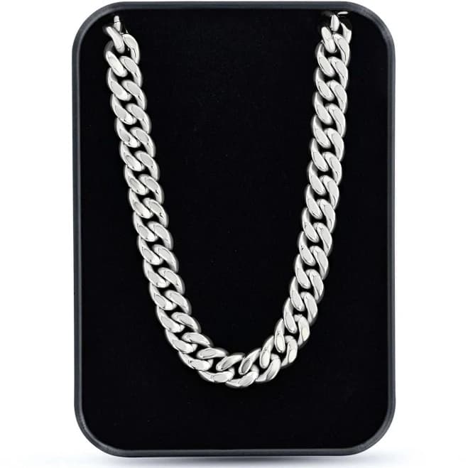 Silver Cuban Link Chain