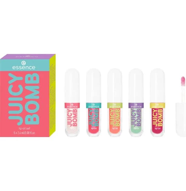 5x Essence Juicy Bomb Lip Oil Set