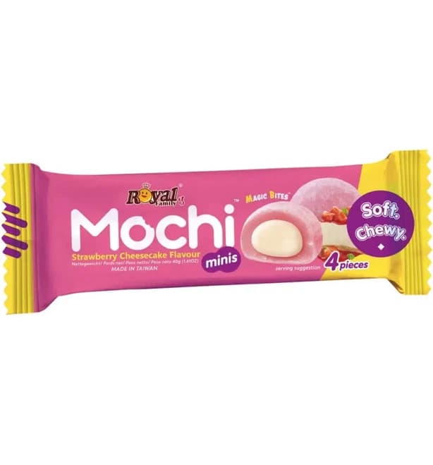 Mochi Strawberry Cheesecake
