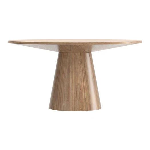 World Market Solebay Round Wood Dining Table