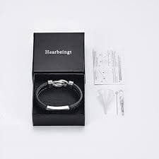 Viking Urn Bracelet for Ashes for Men - Leather Ashes Bracelets with Magnetic Clasp - Cuff Cremation Bangle for Human Ashes - Walmart.com