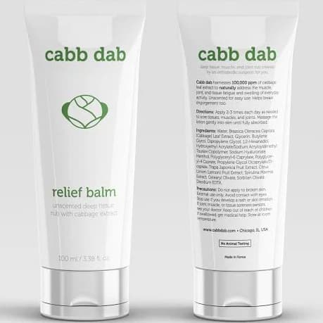 Cabb Dab Unscented Relief Balm