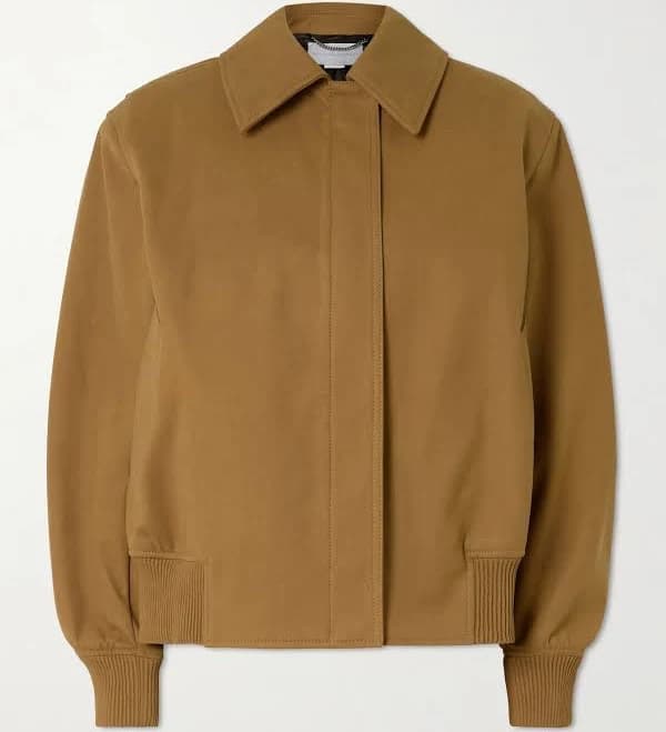 Stella Mccartney Oversized Bomber Jacket - Women - Tan Coats and Jackets - L