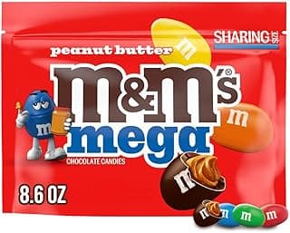 Mega Peanut Butter Milk Chocolate Easter Basket Stuffer Easter Candy, Share Size, 8.6 Oz Resealable Bag