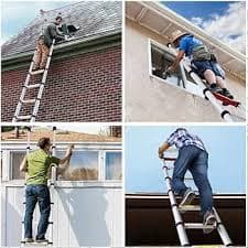 Aluminum Telescoping Ladder, 8.5 FT Extension Ladder for Home, Loft & Attic, 330 Lb Capacity, EN131 - Amazon.com